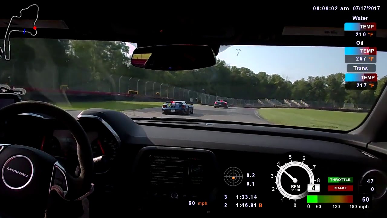 SmartyCam HD |   2017 Ford GT VS 2017 Camaro ZL1