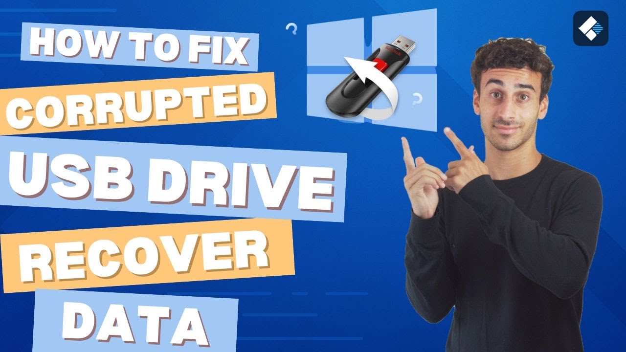 Как восстановить поврежденный USB-накопитель и данные