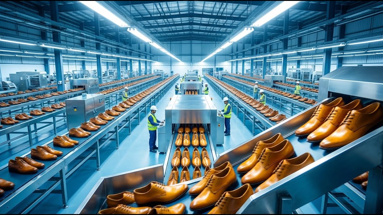 Inside the Leather Shoe Factory &ndash; How 10,000 Pairs Are Made Every Day (Full Process)