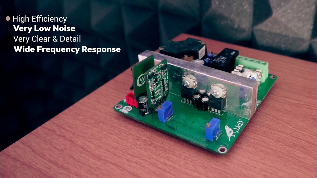 Stereo HiFi Class-D Amplifier - Discrete UcD Pleci