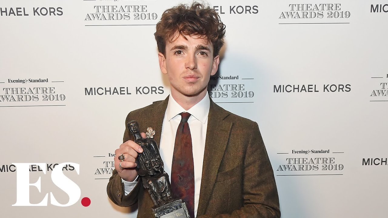Laurie Kynaston wins the Emerging Talent Award at Evening Standard Theatre Awards 2019