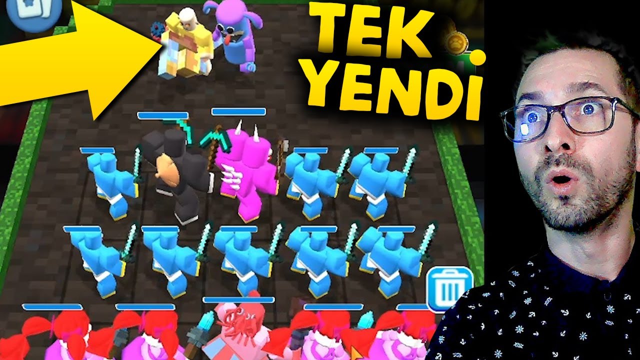 Tek Adam Ordumu Yendi, Craft Merge Battle Fight, Merge Master