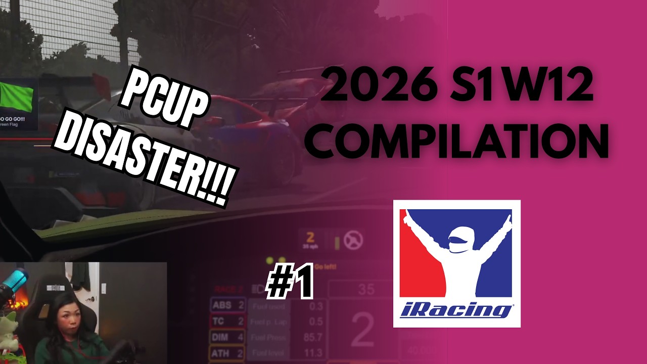 iRacing Season 1 Week 12 2026 #1 – Crash Compilation | Wrecks, Saves & Incidents