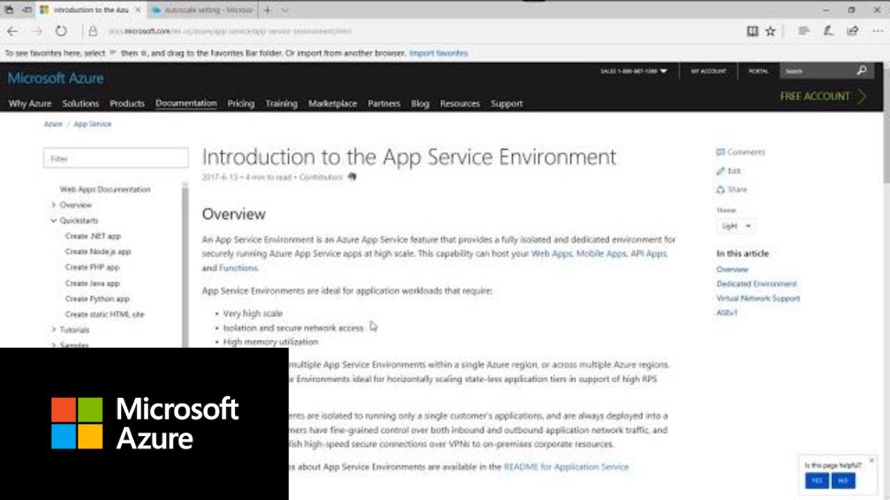 Azure Application Service Environments v2: Private PaaS Environments in the Cloud