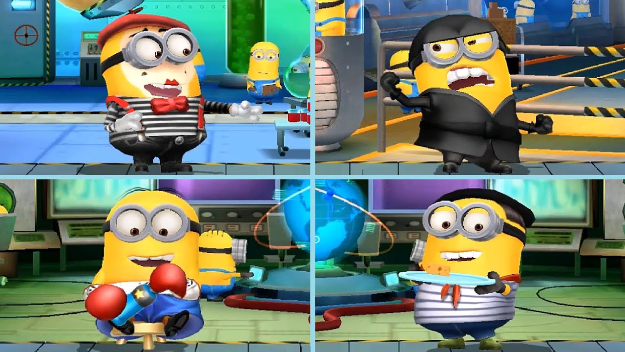 Mime / Ninja / Boxer / Niko Minion Rush All Rooms fullscreen gameplay walkthrough iOS / android