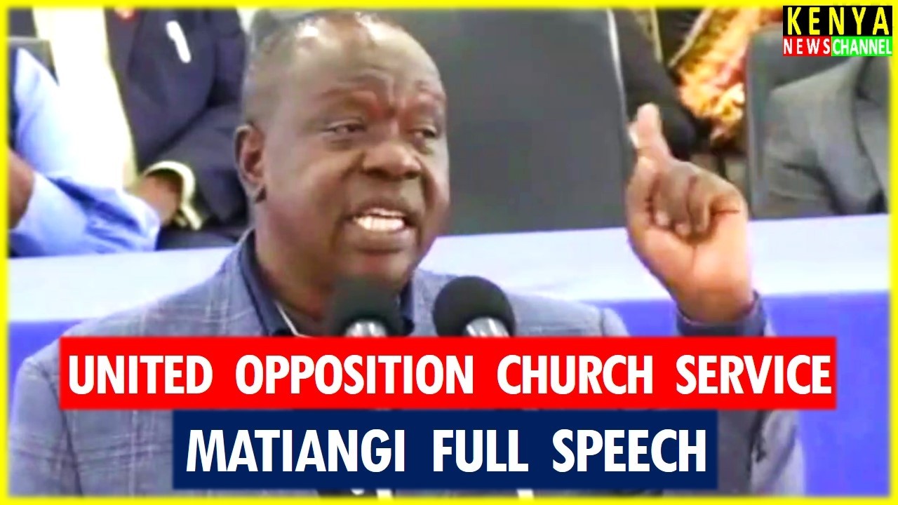 Matiangi ANGRY Explosive speech today after Sifuna was Teargassed with Gachagua Kalonzo Church