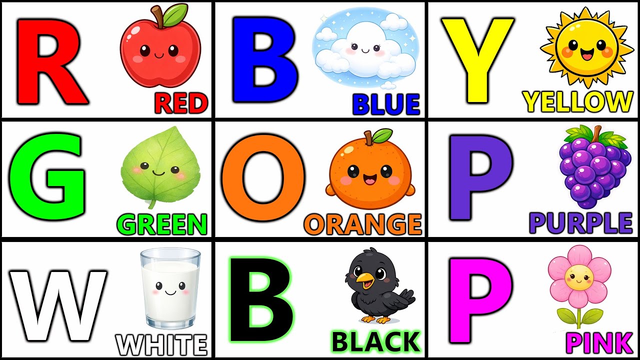 Colors | Learn Colors for Kids | Easy kids learning @Khoshiofficial