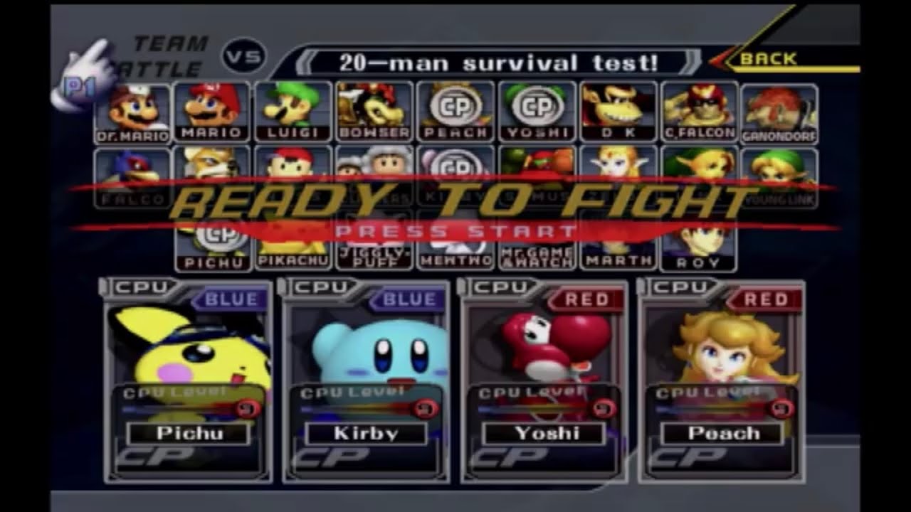 Super Smash Bros. Melee - Poke Floats