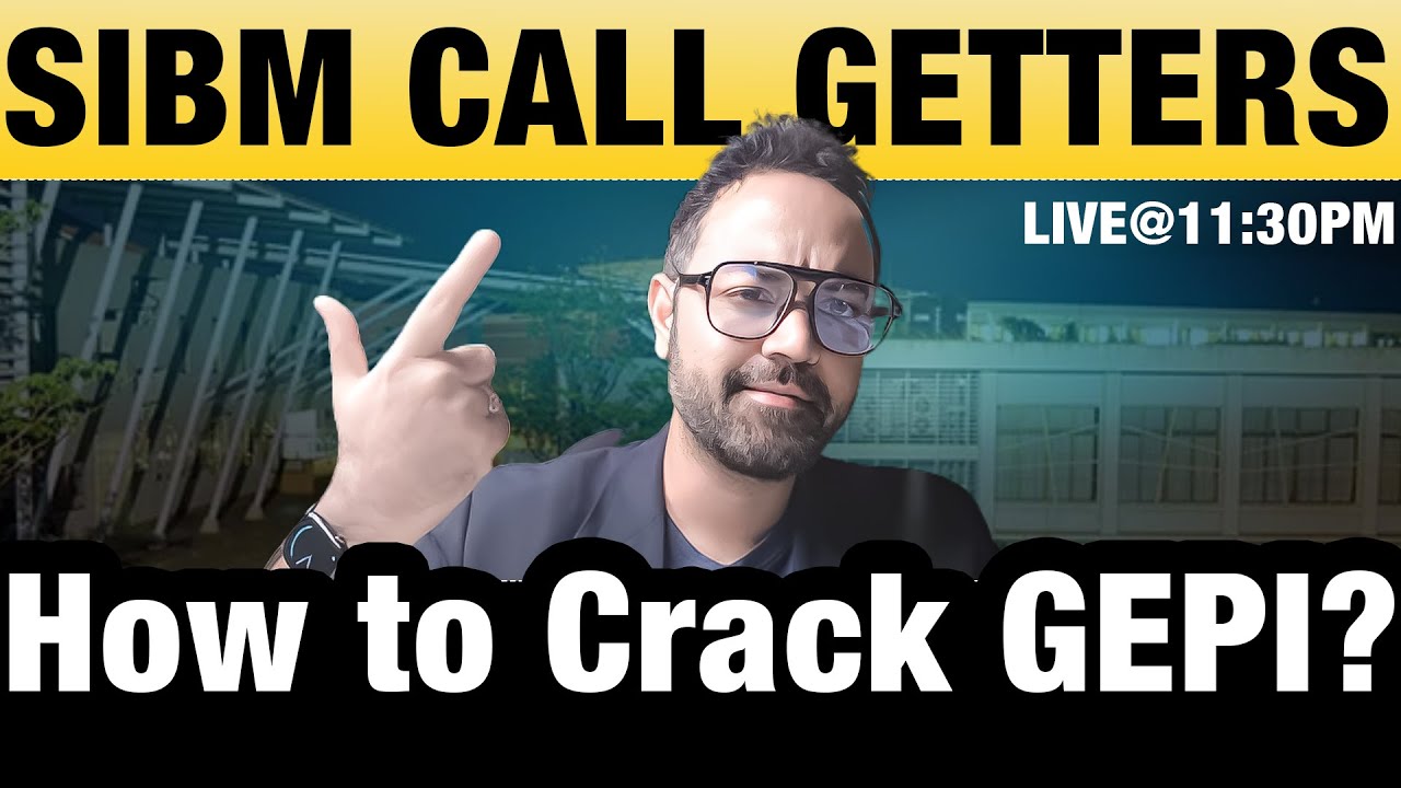 SIBM Pune 2025 Call Getters Meetup | How To Crack Group Exercise Personal Interview | GEPI Tips