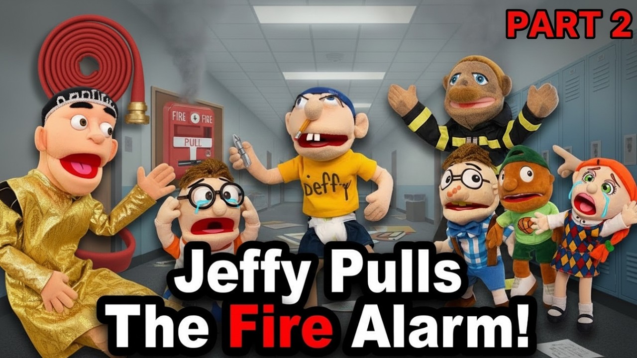 SML Movie Parody : Jeffy Pulls The Fire Alarm! Part 2!