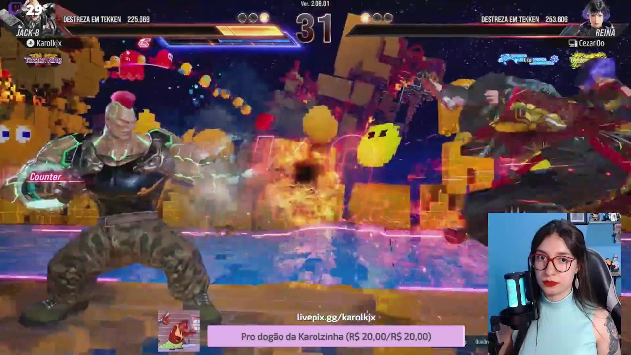 A Karolzinha está retomando com as lives por aqui também, vamos de Stress Kombat 1 e depois TEKKEN 8
