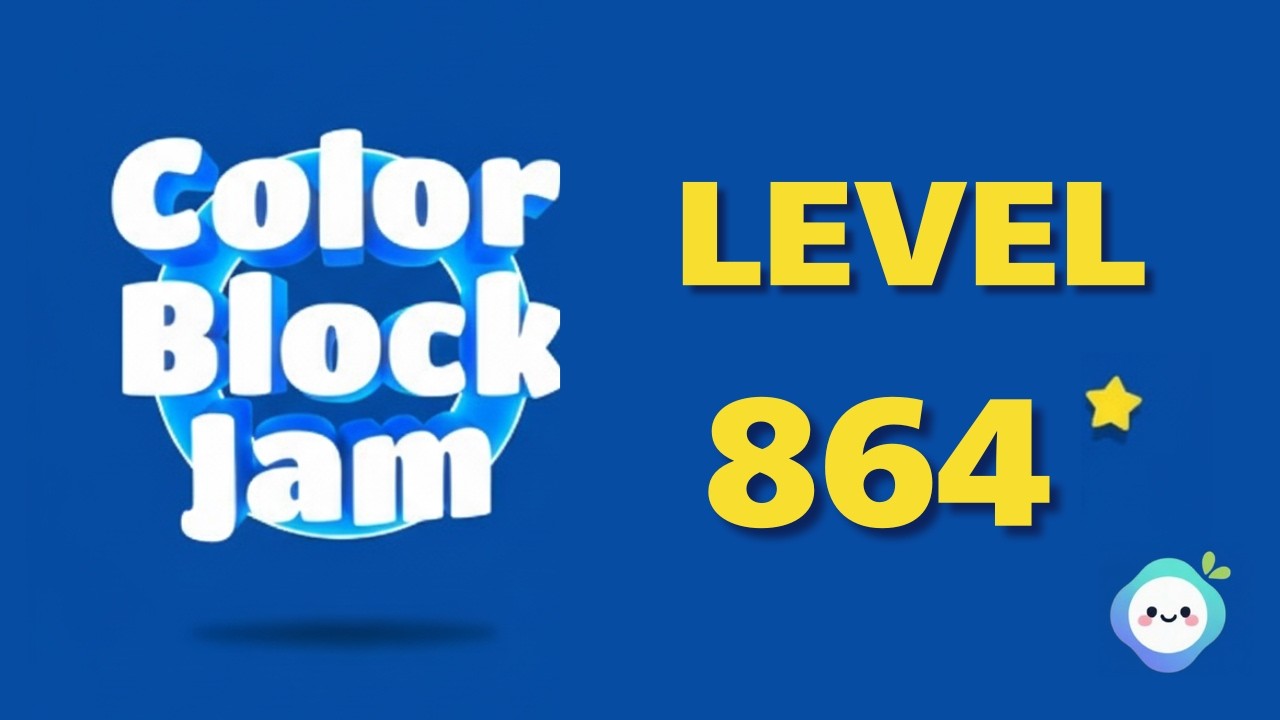 color block jam level 864｜色彩解壓方塊遊戲｜一起來動動腦！【章魚Game館】