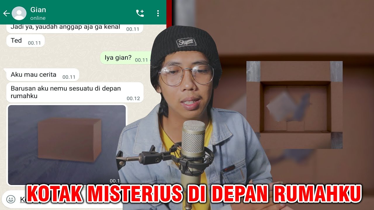 KOTAK MISTERIUS DI DEPAN RUMAHKU 😱 | CHAT HISTORY HORROR INDONESIA