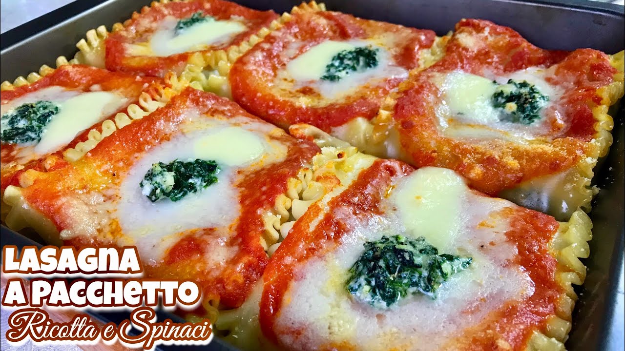 LASAGNA A PACCHETTO MONOPORZIONE ricetta facile LASAGNA PACKAGES - Tutti a Tavola