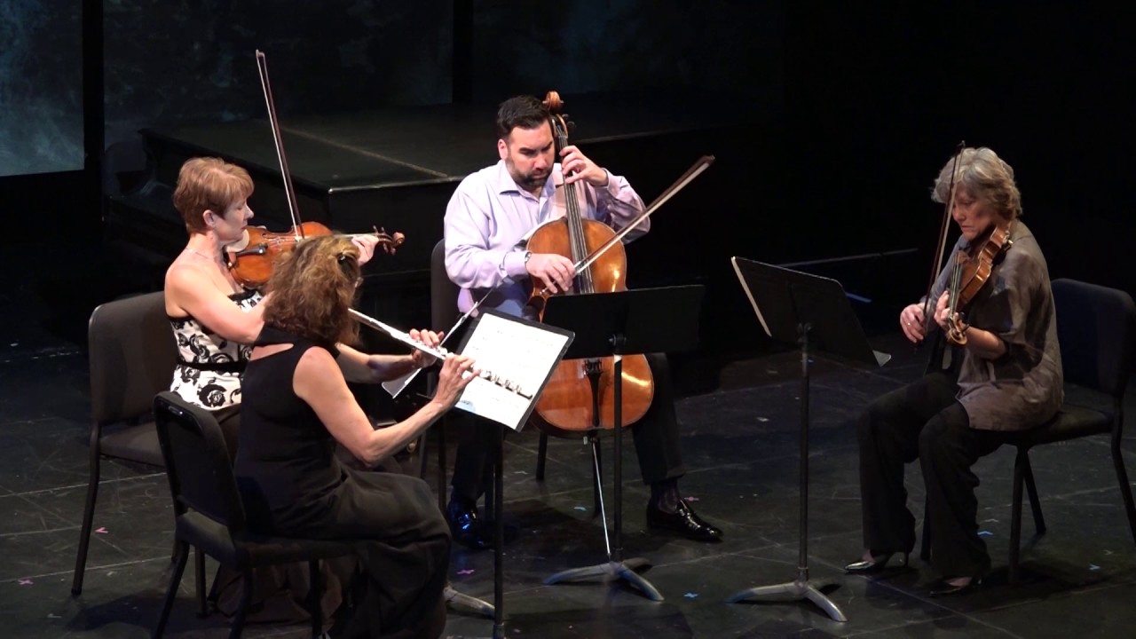 W.A. Mozart: Quartet in C Major for flute, violin, viola and cello, K.570