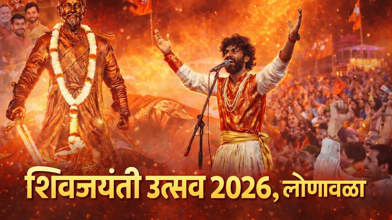 लोनावळा शिवजयंती 2026 🚩 | छत्रपती शिवाजी महाराजांचा भव्य उत्सव | Jai Shivray