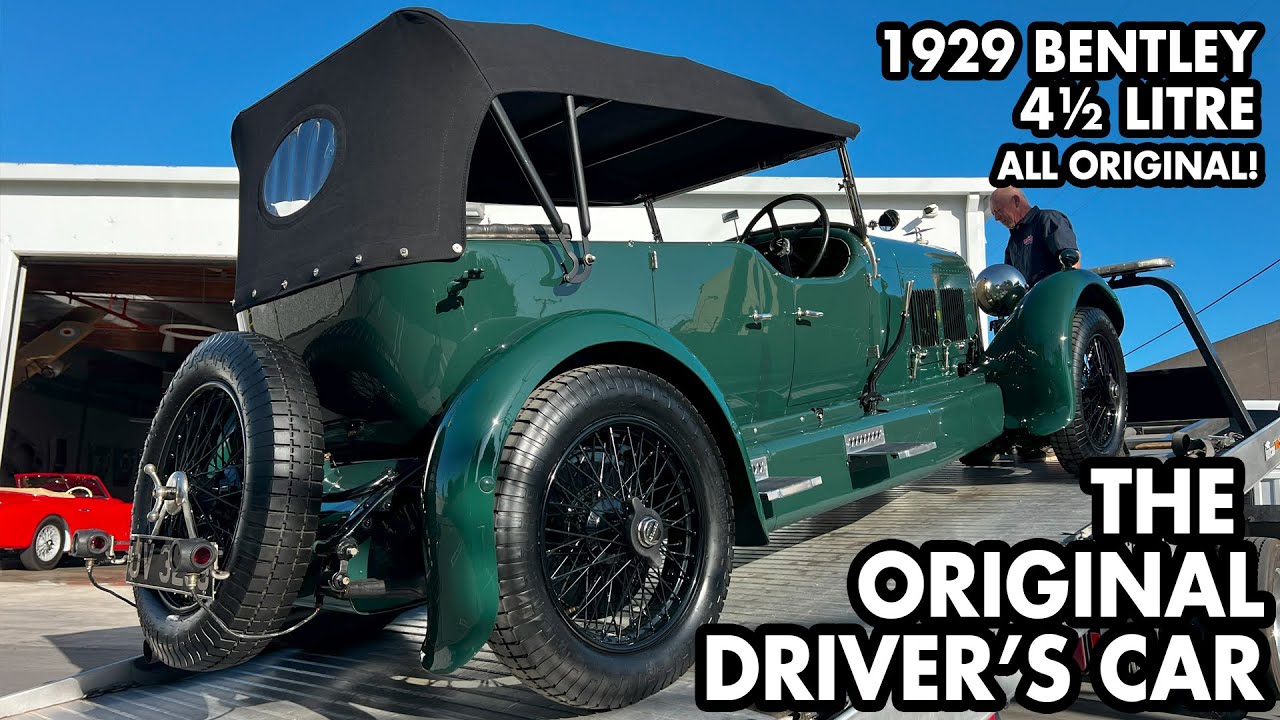 Detailing almost 100 YEAR OLD original Bentley Tourer by Vanden Plas