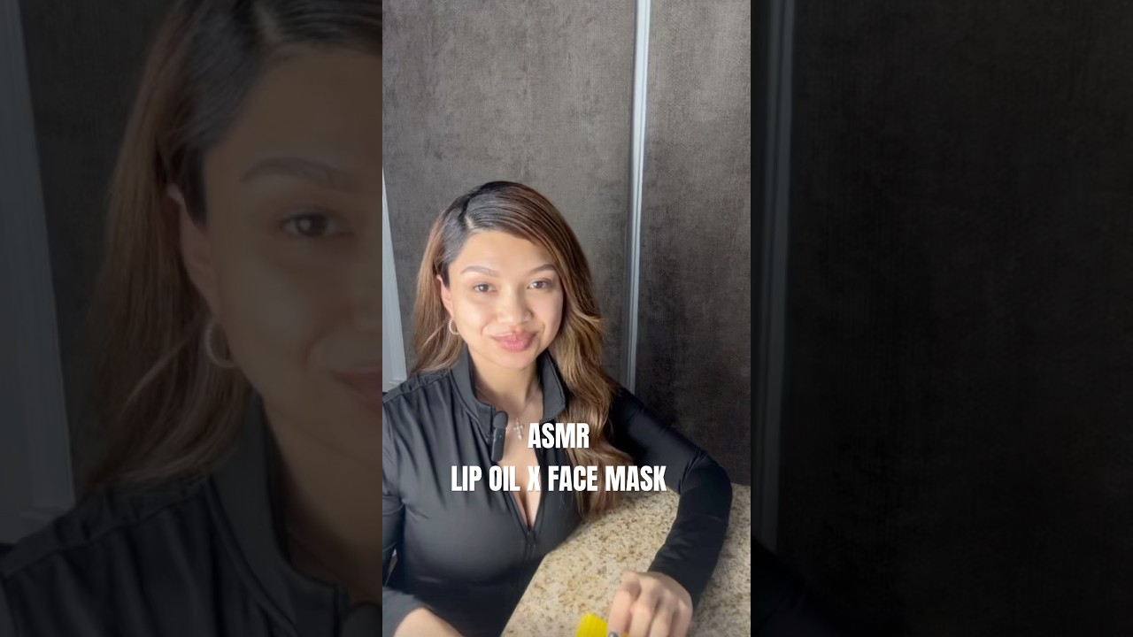 Pound cake lip oil x dermabell face mask 
