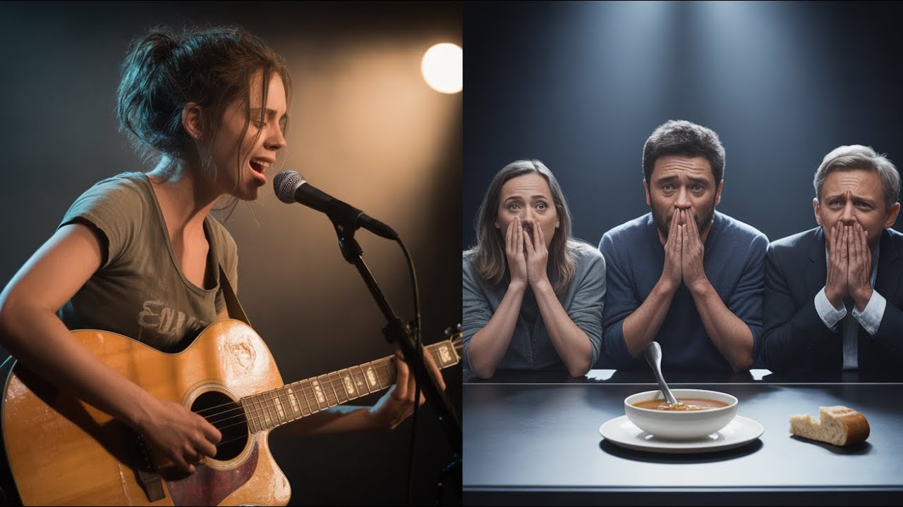 Une jeune chanteuse des rues a d&eacute;fi&eacute; le jury : un plat de nourriture pour une voix incroyable !