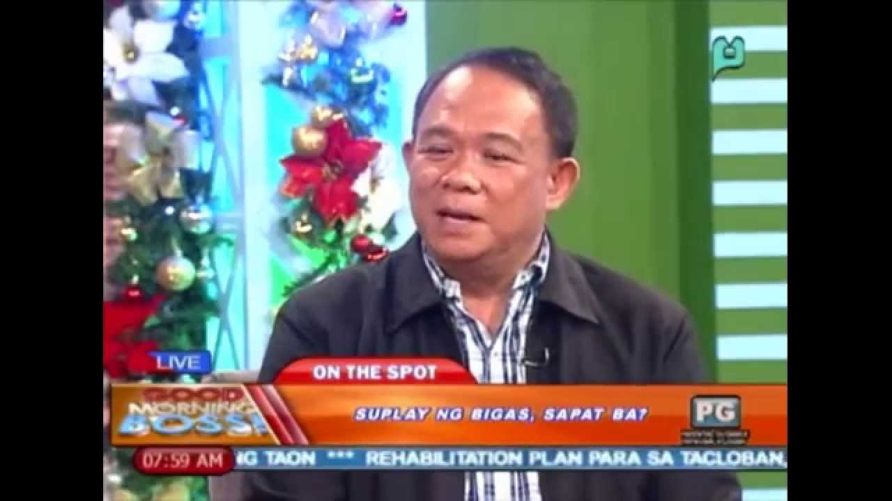 Good Morning Boss: Panayam kay Rex Estoperez tungkol sa suplay ng bigas