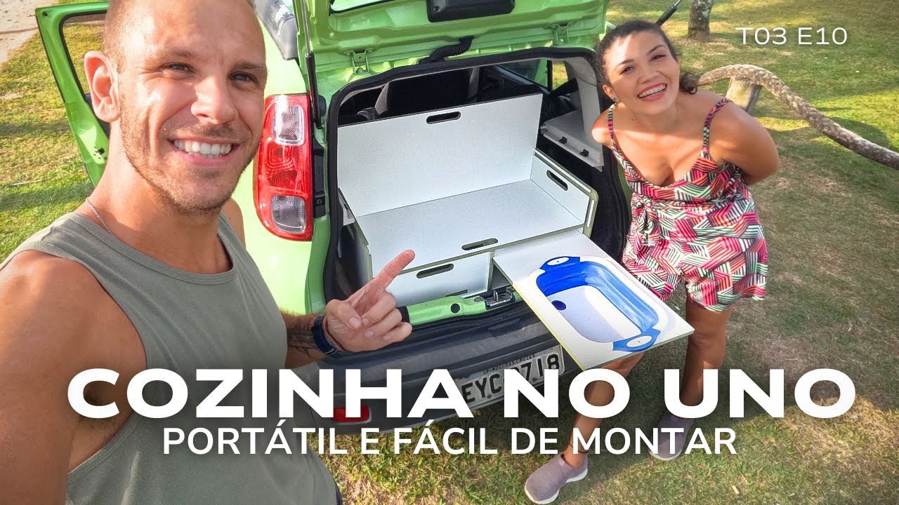 FIAT UNO MOTORHOME? MONTAMOS EM 5 MINUTOS!