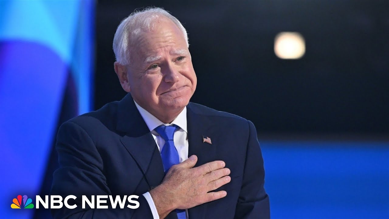 Tim Walz in acceptance speech: 'Never underestimate a public school teacher'
