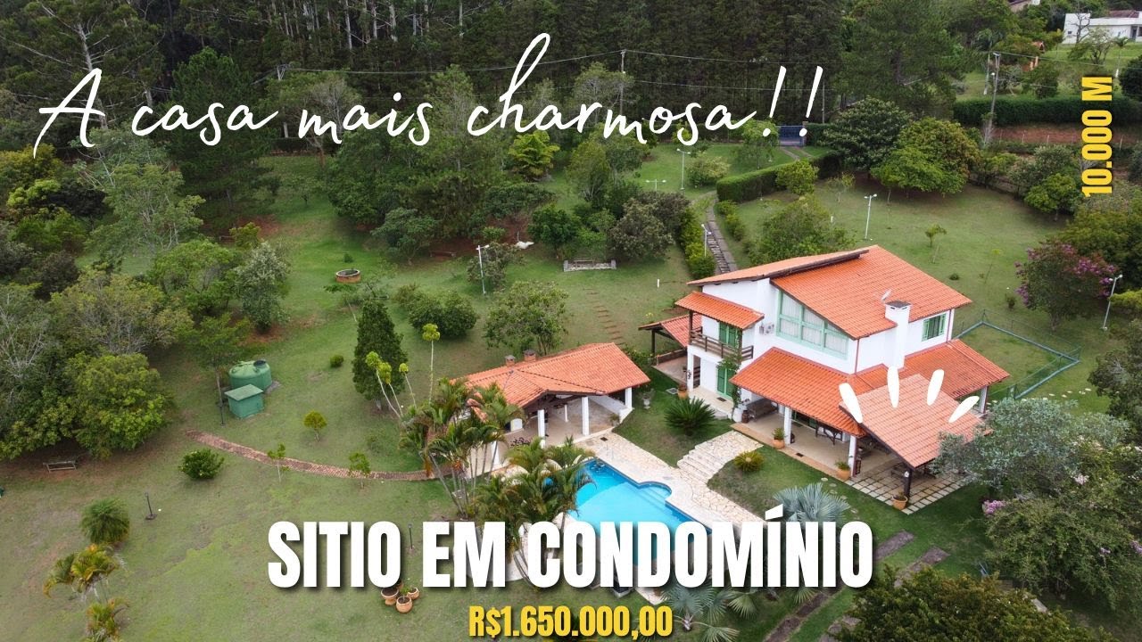 Você Precisa Ver Esse Sítio! Condomínio Fechado, Bosque Privativo e Área Gourmet Completa