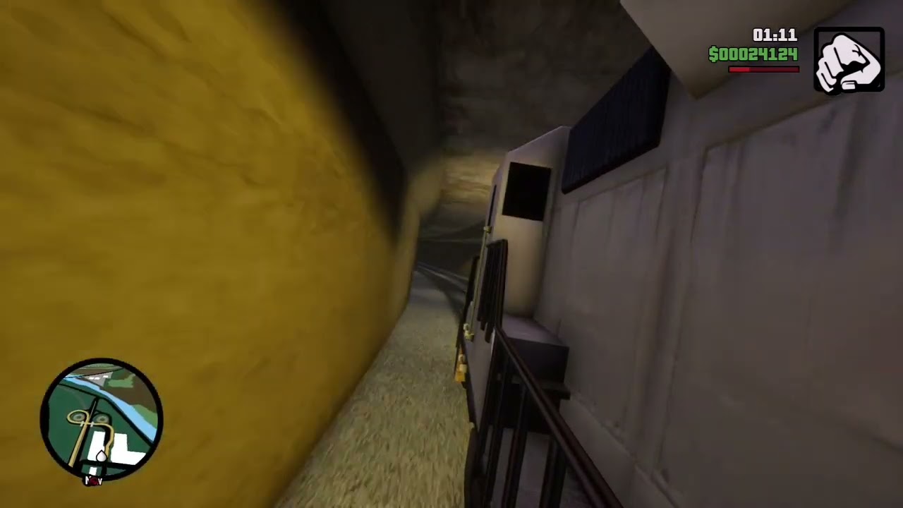 GTA San Andreas remaster train crash