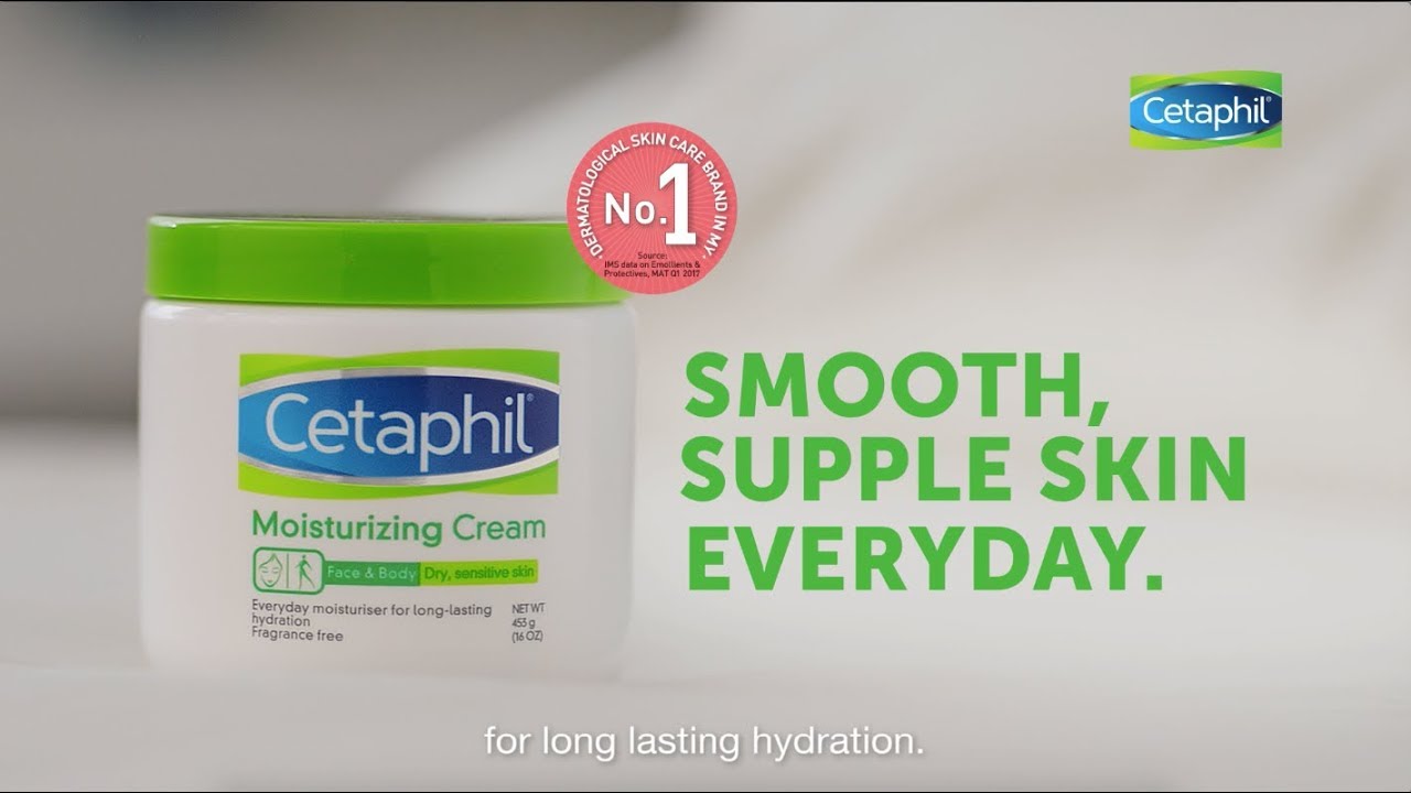 Smooth and Supple Skin with Cetaphil Moisturizing Cream