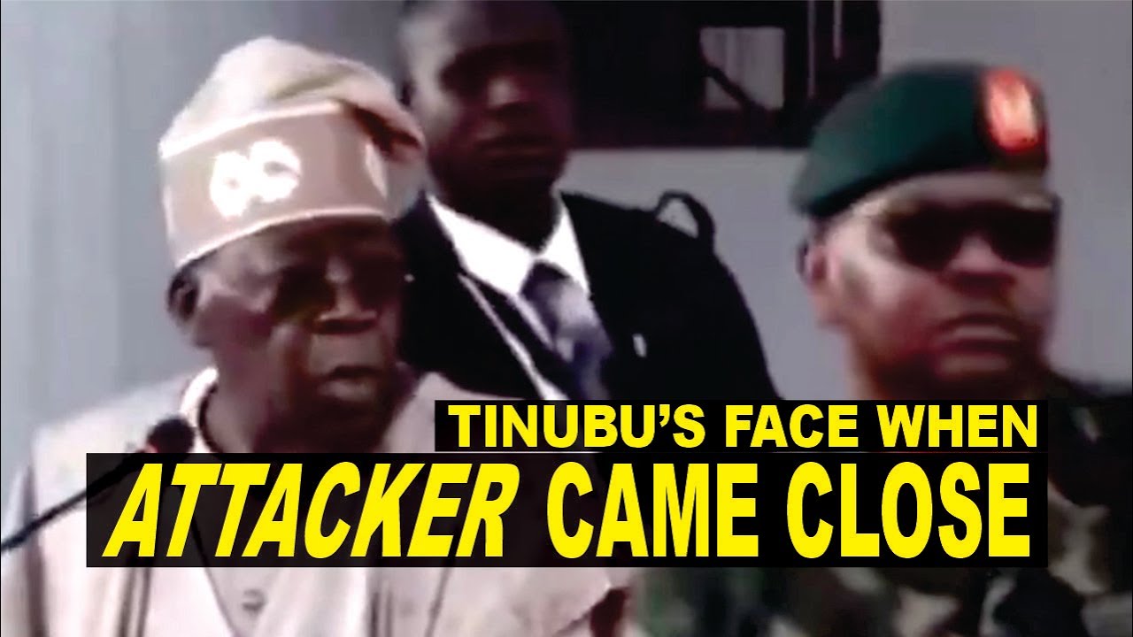Tinubu Startled On Podium In Kaduna As Someone Approached Him, See How Security Handled Situation