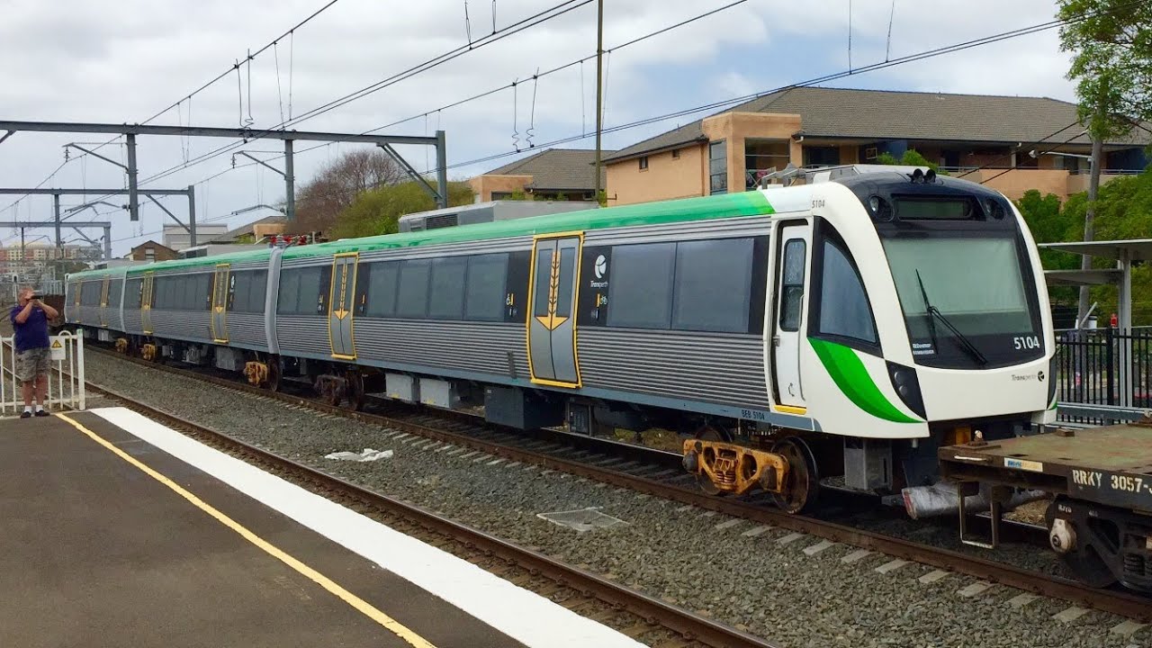 Sydney Trains Vlog 716: TransPerth B Series Set 104 Transfer Through North Strathfield NSW