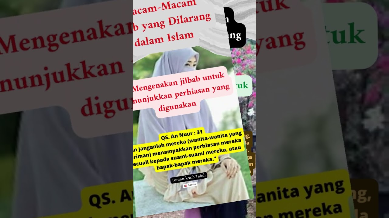 Hijab yang Dilarang dalam Islam | kisah nabi | tadabur #shorts #kisahnabimusa