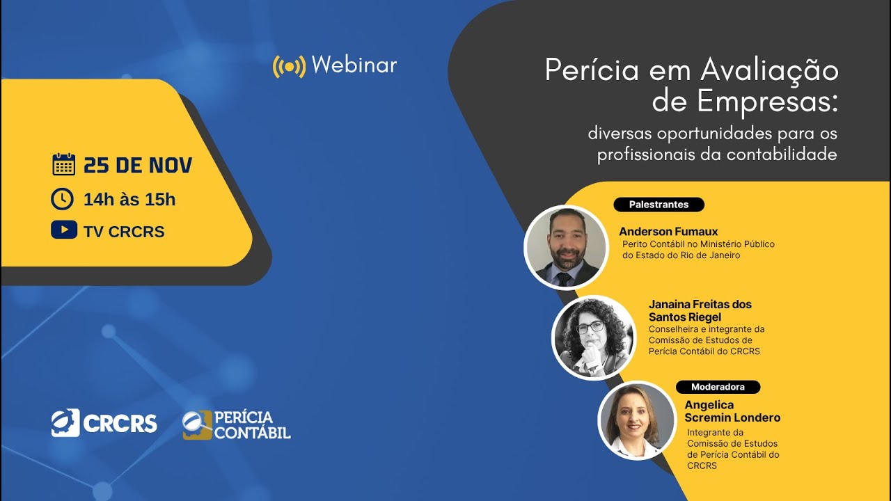 [Webinar] Pericia em Avaliação de Empresas: diversas oportunidades para os profissionais