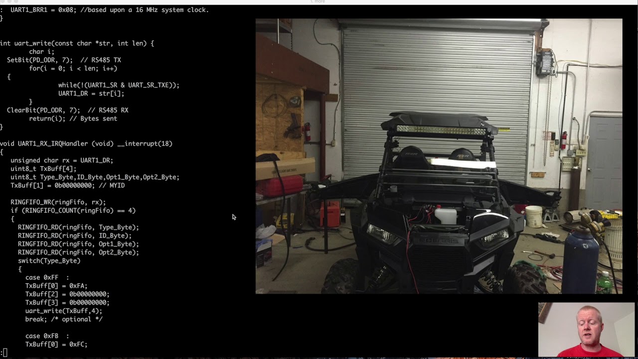Микроконтроллер STM8 &mdash; начало работы. Простой пример.