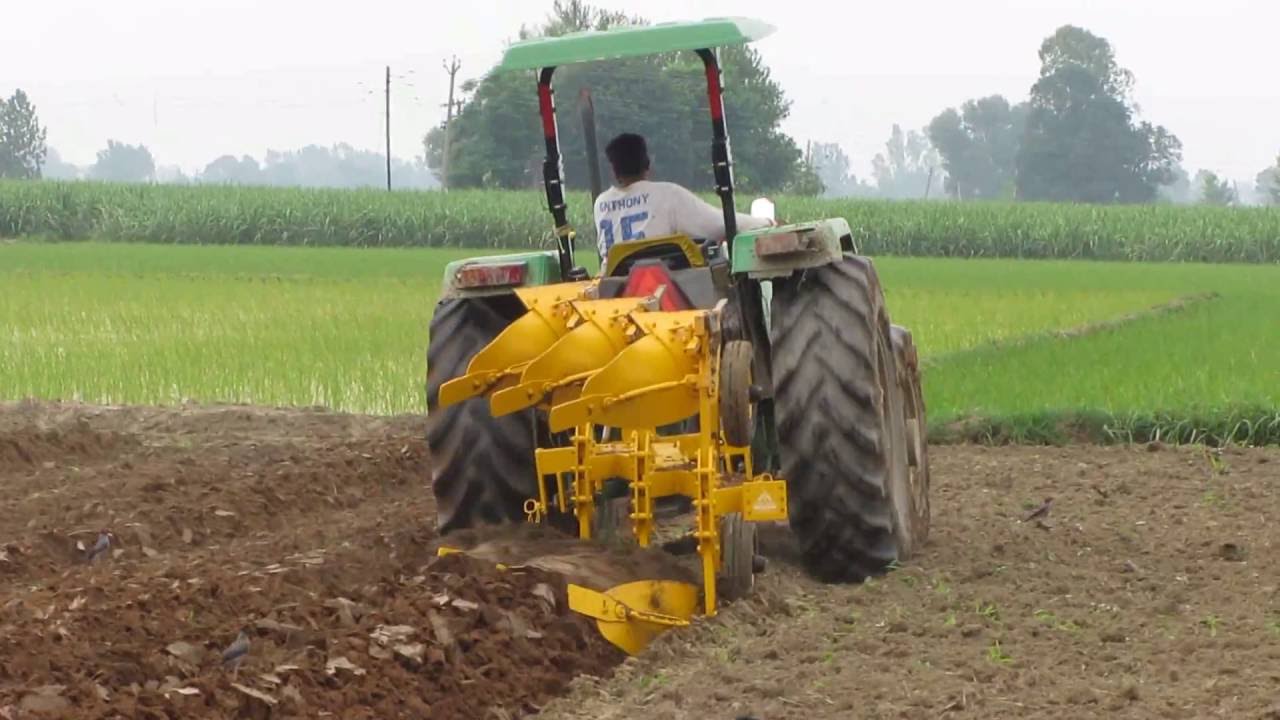 Reversible M B Plough 3 Bottom (Hydraulic Type) - Dhir Field Tanda (Contact No - 00919417400847)