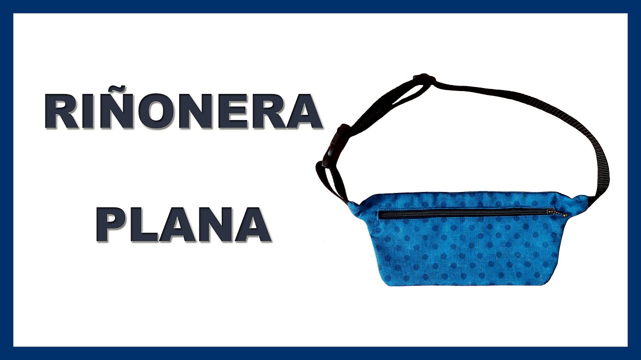Cómo hacer una RIÑONERA muy Sencilla - Con Patrones