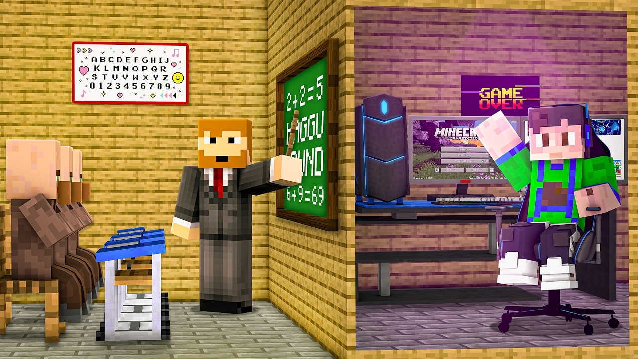 I Built a Secret ROOM to Hide inside My School