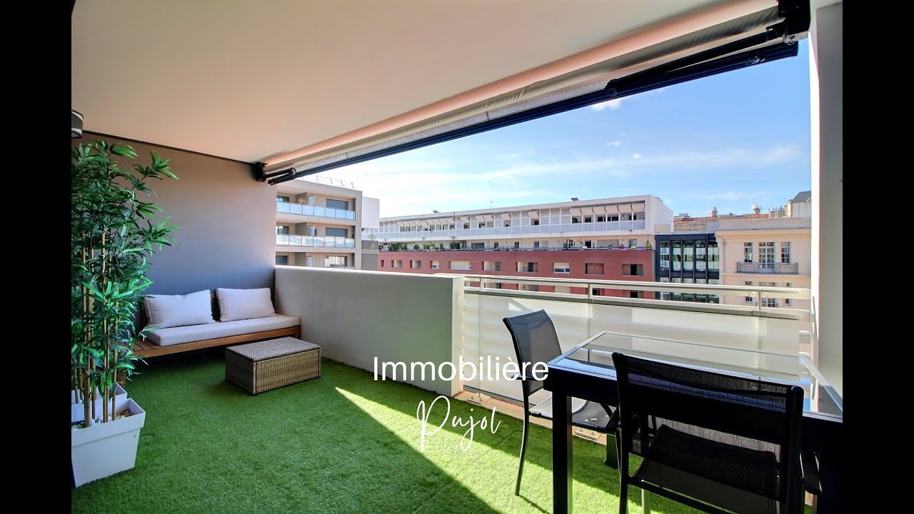 T3 meublé Marseille 2e : confort moderne, terrasse et parking proche Terrasses du Port