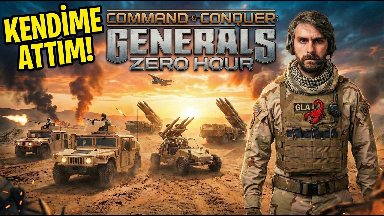 👉 KENDİ ÜSSÜME NÜKLEER ATTIM! ☢️ İMKANSIZ GERİ DÖNÜŞ (COMEBACK) | C&C Generals Zero Hour