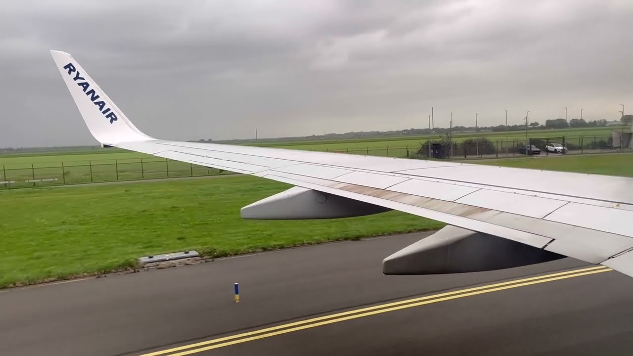✈️ Dublin to Amsterdam | Ryanair | Takeoff & Landing