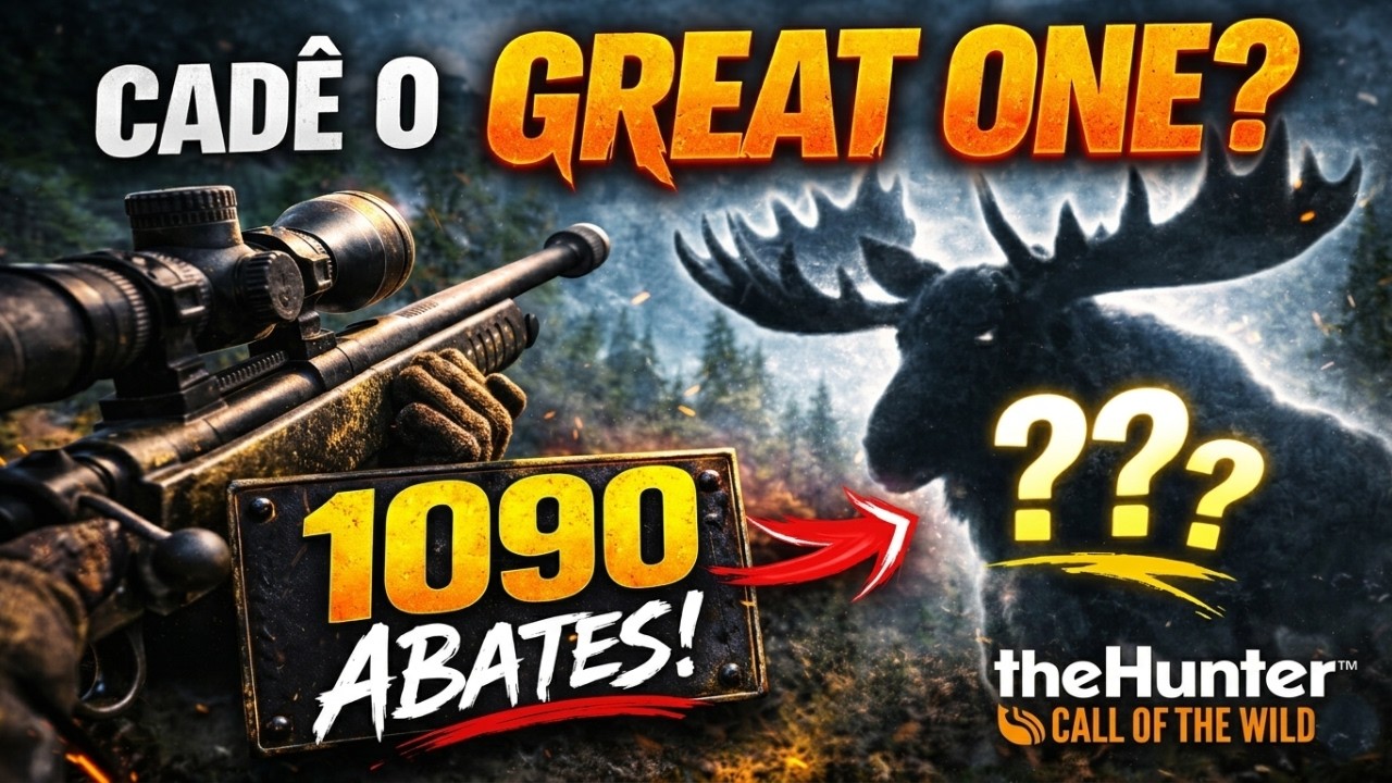 🫎 1090 ABATES… O GREAT ONE NÃO APARECE! | Grind de Alce