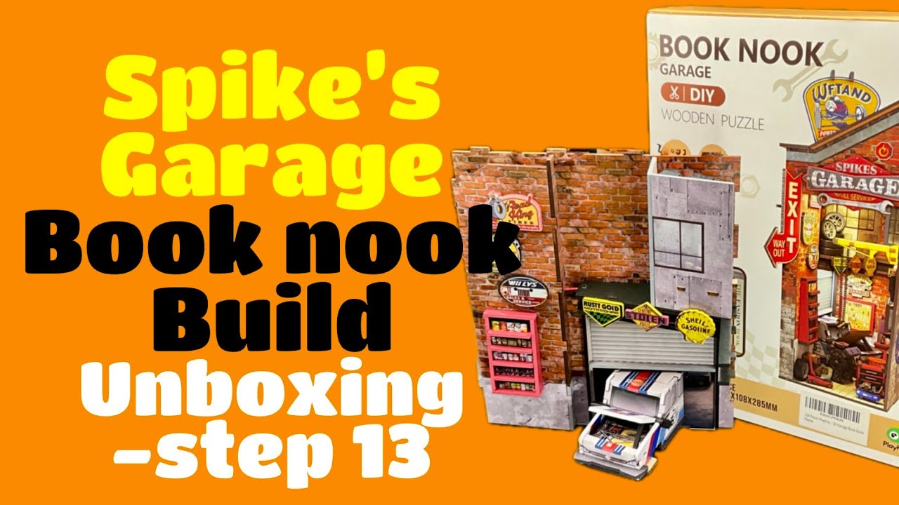 Сборка книжного уголка Spikes Garage: распаковка — шаг 13