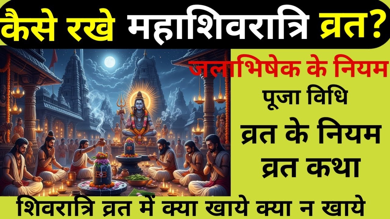 Mahashivratri 2026 vrat vidhi ll mahashivratri jalabhishekh ke niyam ll#mahadev #mahakal 