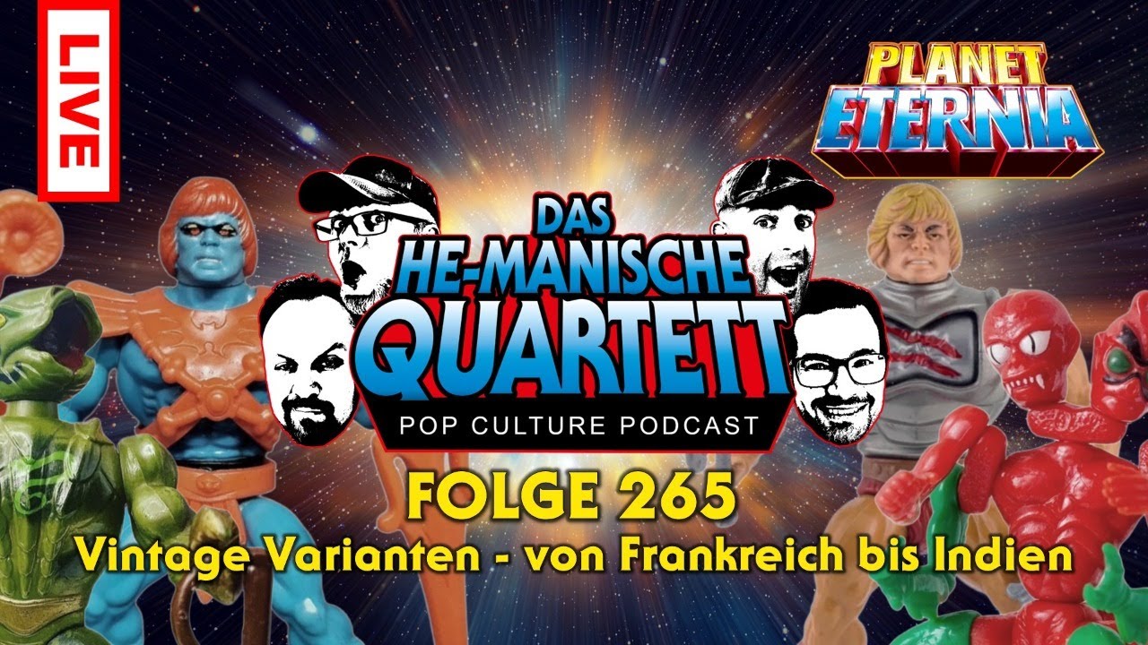 Das HE-MANische Quartett #265 | Vintage Varianten - von Frankreich bis Indien | PlanetEternia