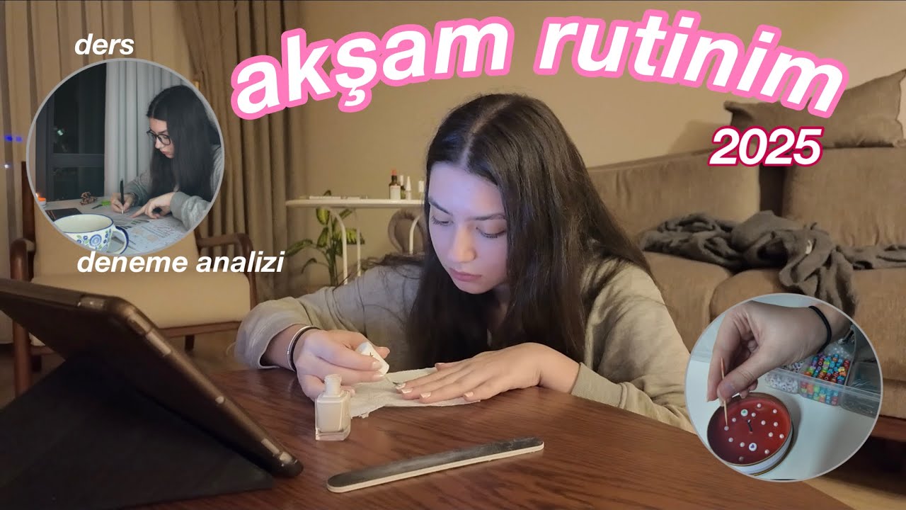 akşam rutinim 2025 / dershane sonrası✨