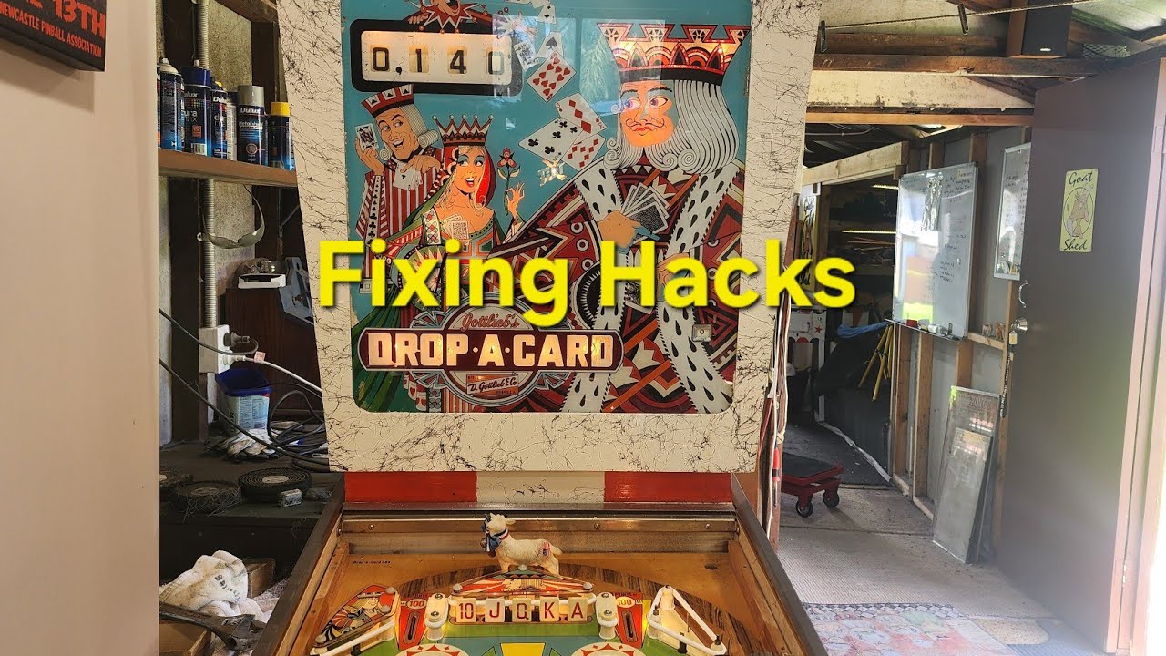 Troubleshooting & Repairing Hacks Gottlieb Drop A Card