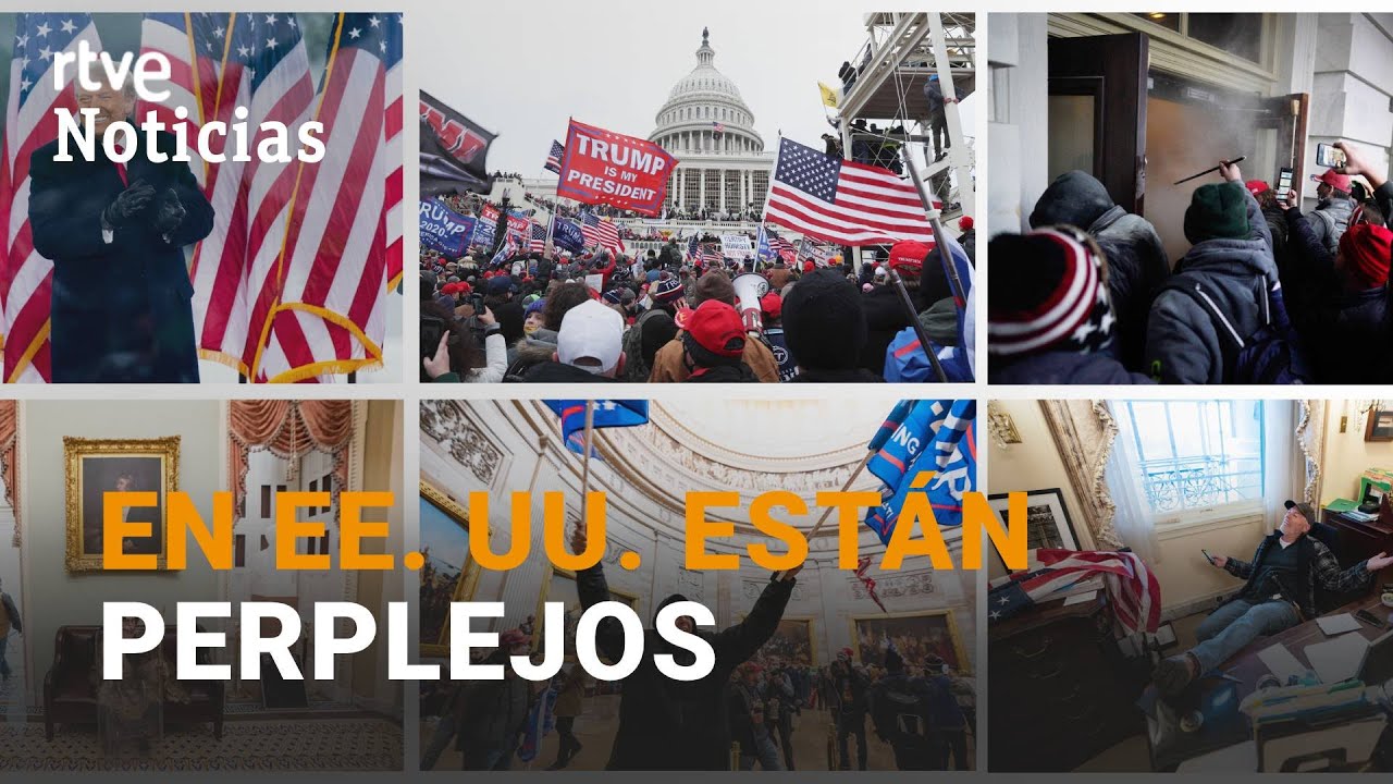 El ASALTO al Capitolio de EE.UU. muestra la DIVISI&Oacute;N creada durante la presidencia de TRUMP | RTVE