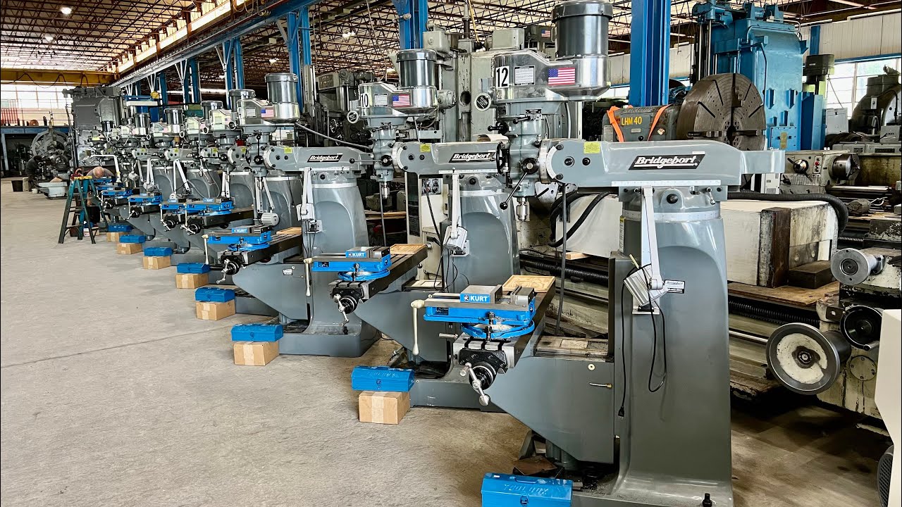 COLCHESTER lathes and BRIDGEPORT mills, new arrivals at Belmont Machinery Company