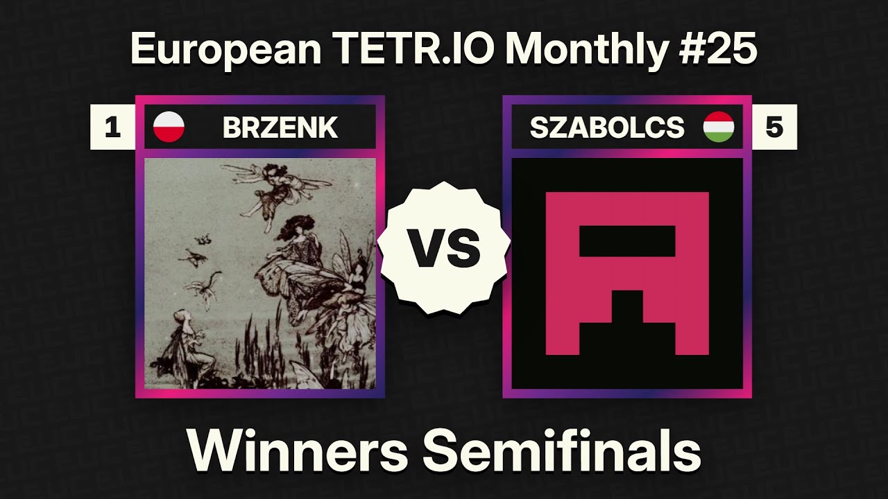 BRZENK vs SZABOLCS – Winners Semifinals – European TETR.IO Monthly #25 – January 2026