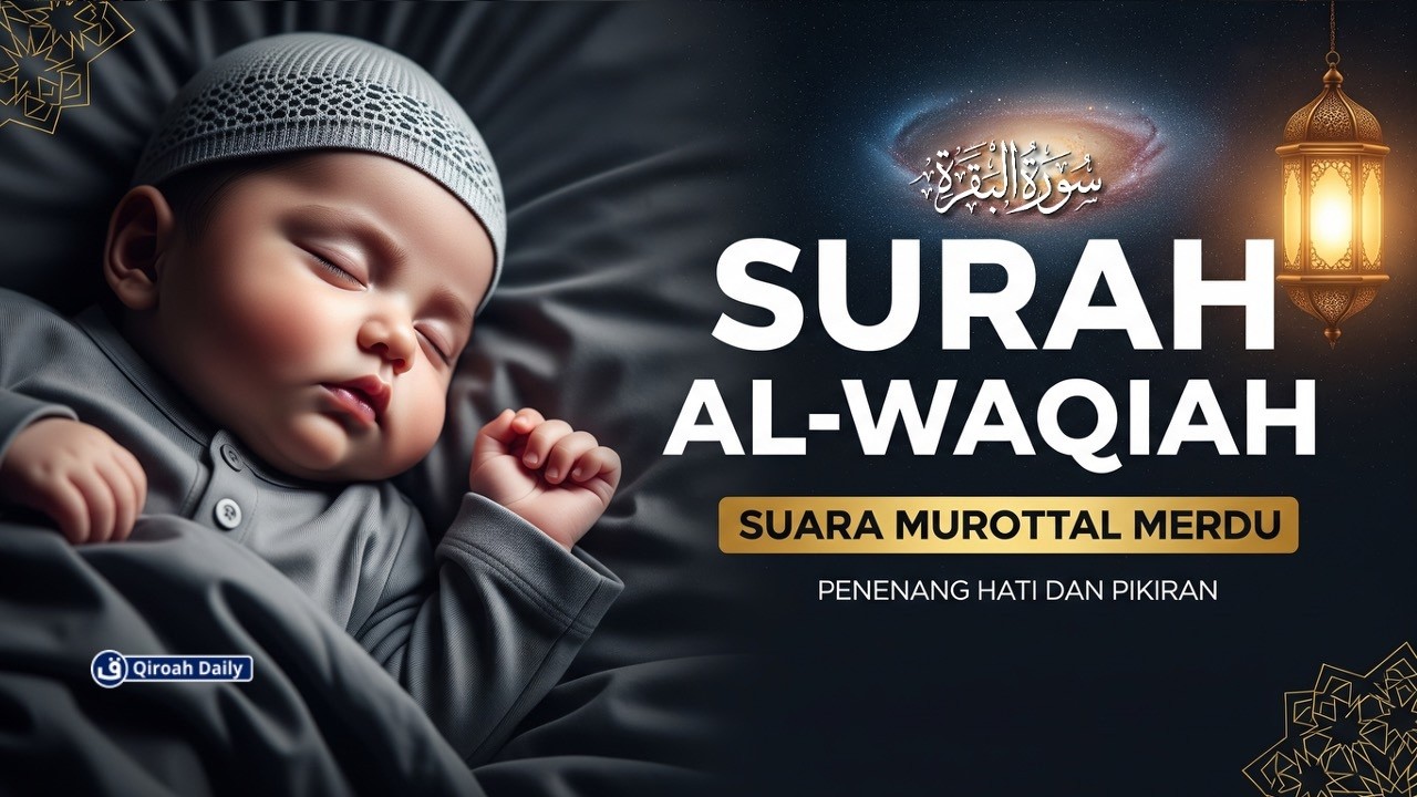 SURAH AL-WAQIAH سورة الواقعة MERDU | BACAAN AL-QURAN SUARA LEMBUT PENYEJUK HATI DAN PIKIRAN